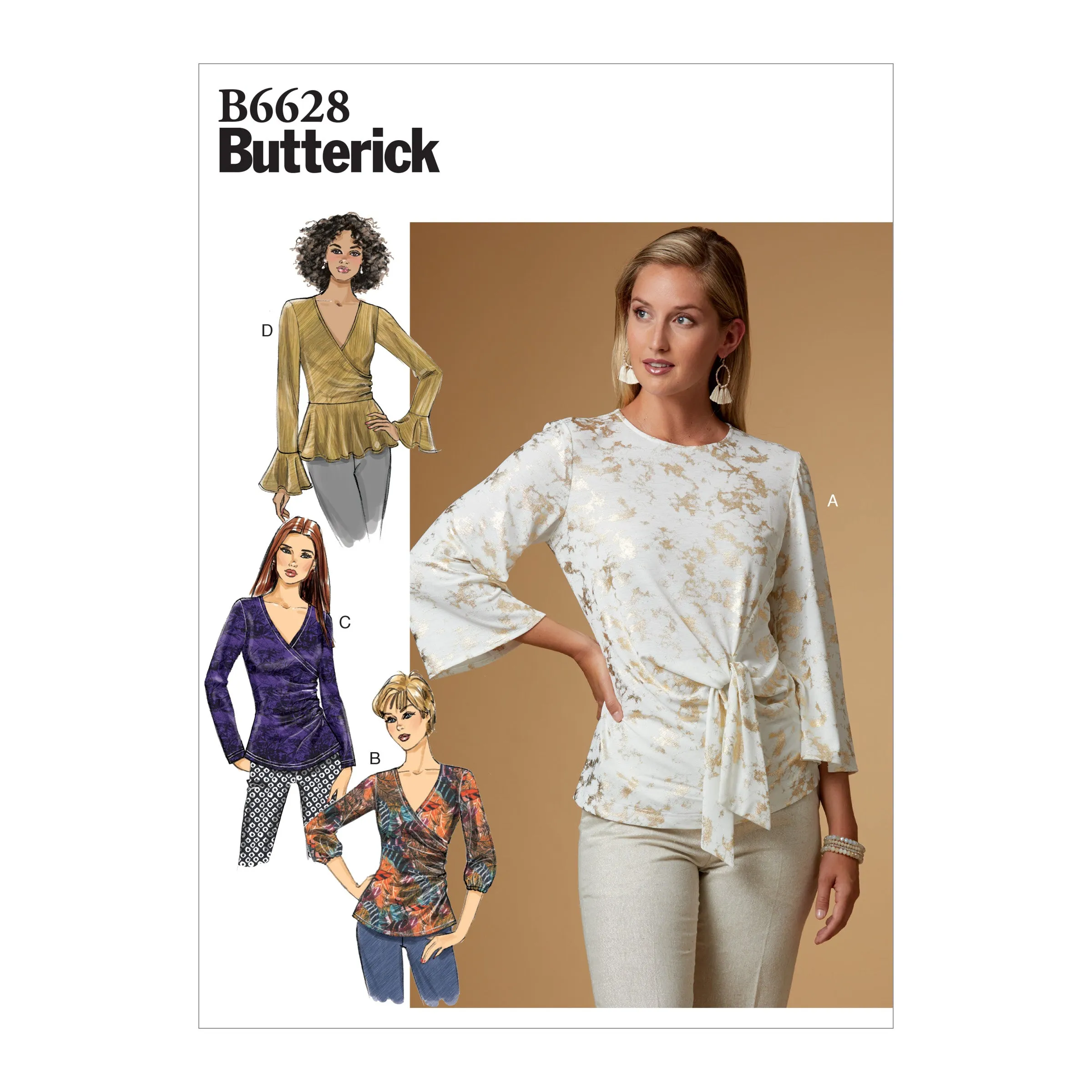 Butterick Pattern B6628 Misses' Top/Vest