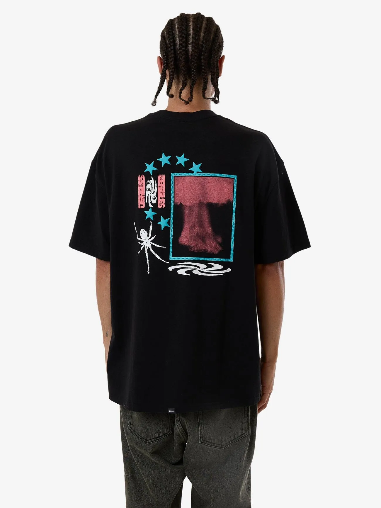 Firestarter Box Fit Oversize Tee - Black