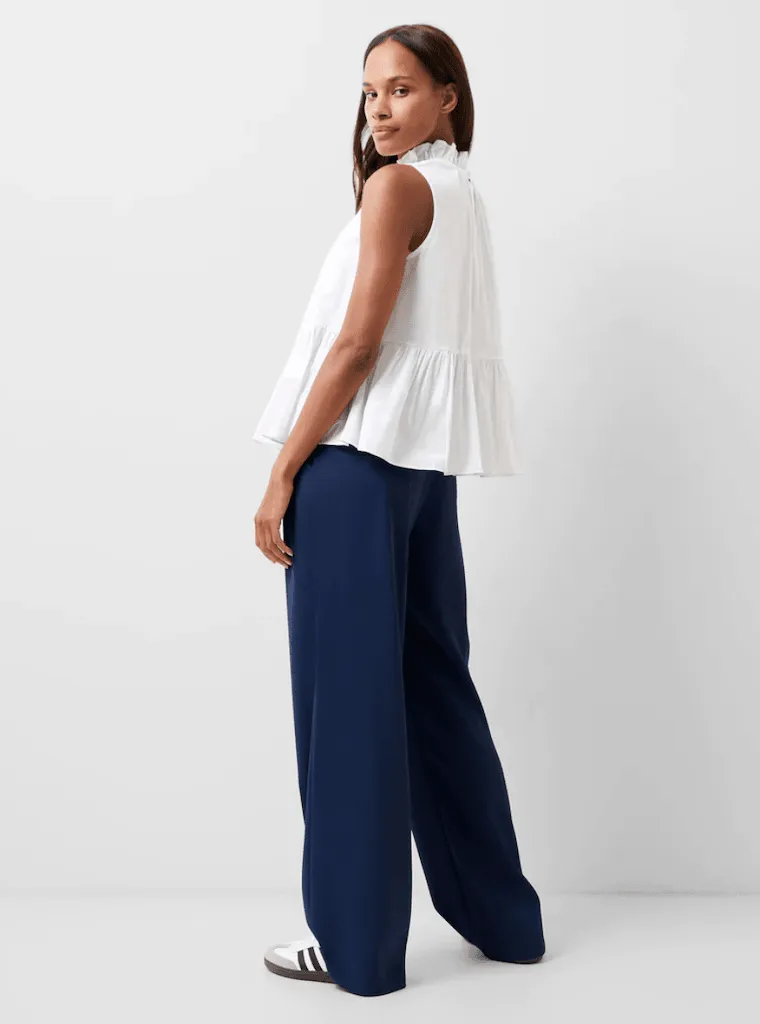 French Connection Rhodes Peplum Top