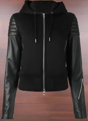 GIVENCHY BLACK VISCOSE JACKETS & COAT