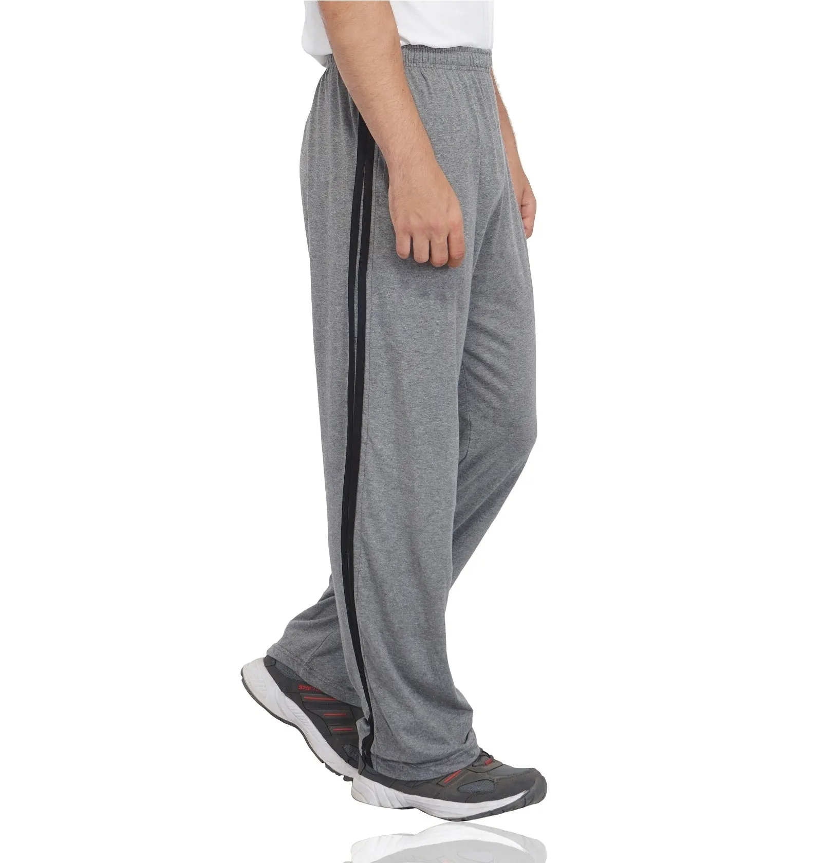 Grey Double Stripe Track Pant