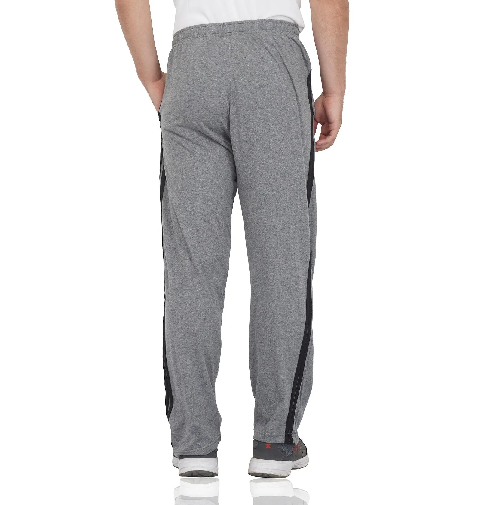 Grey Double Stripe Track Pant