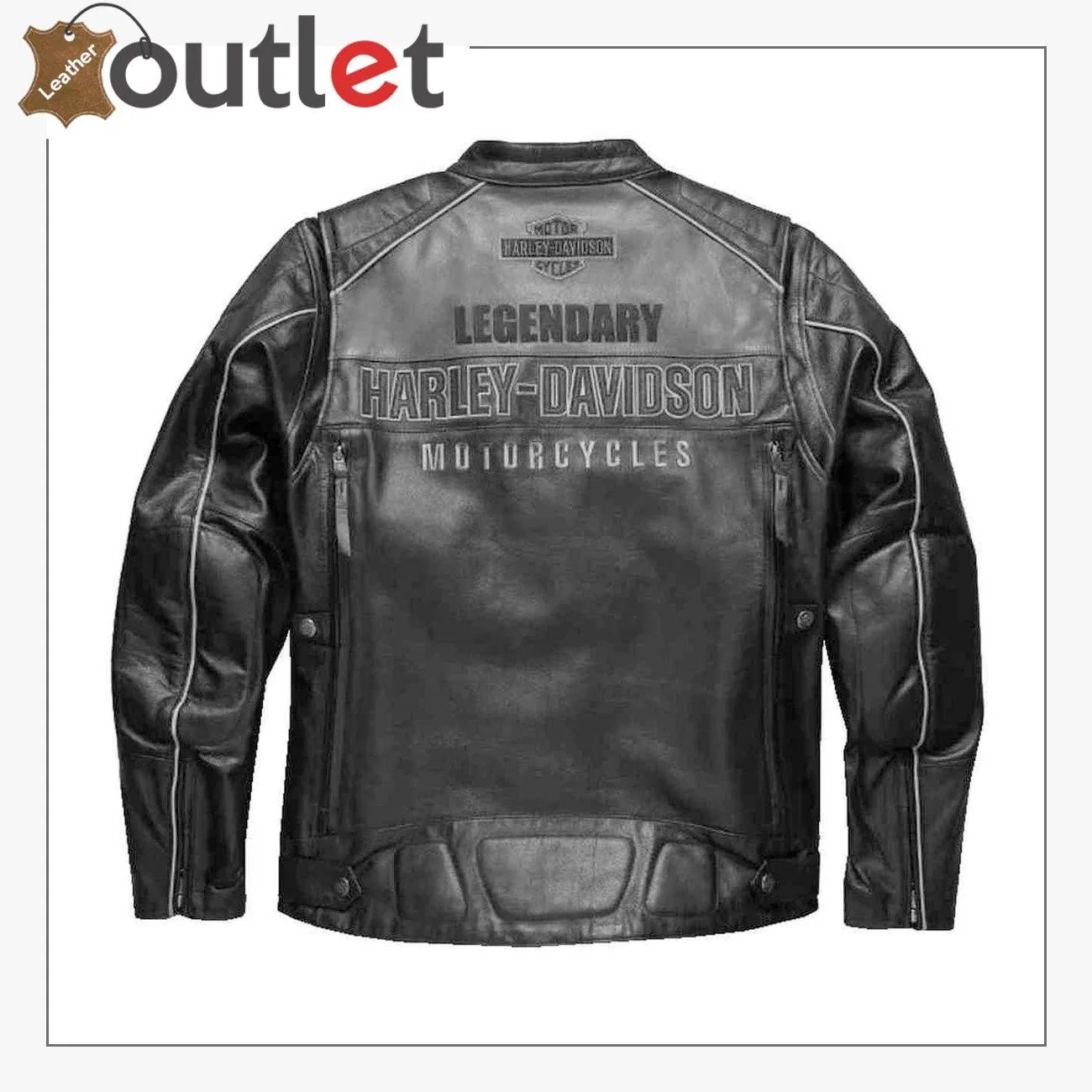 Harley-Davidson Men's Votary Color blocked Leather Jacket