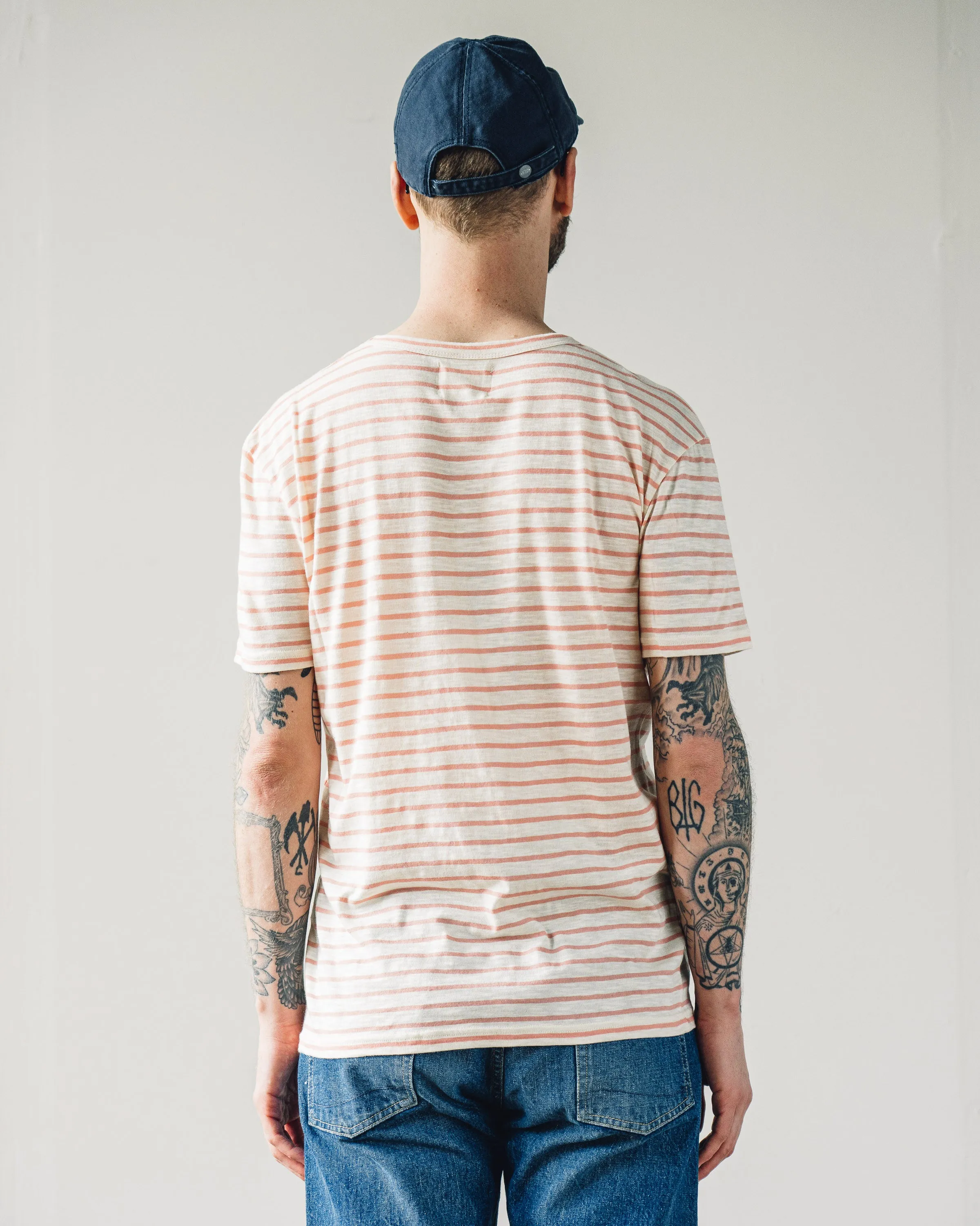 La Paz Guerreriro Tee, Salmon Stripe