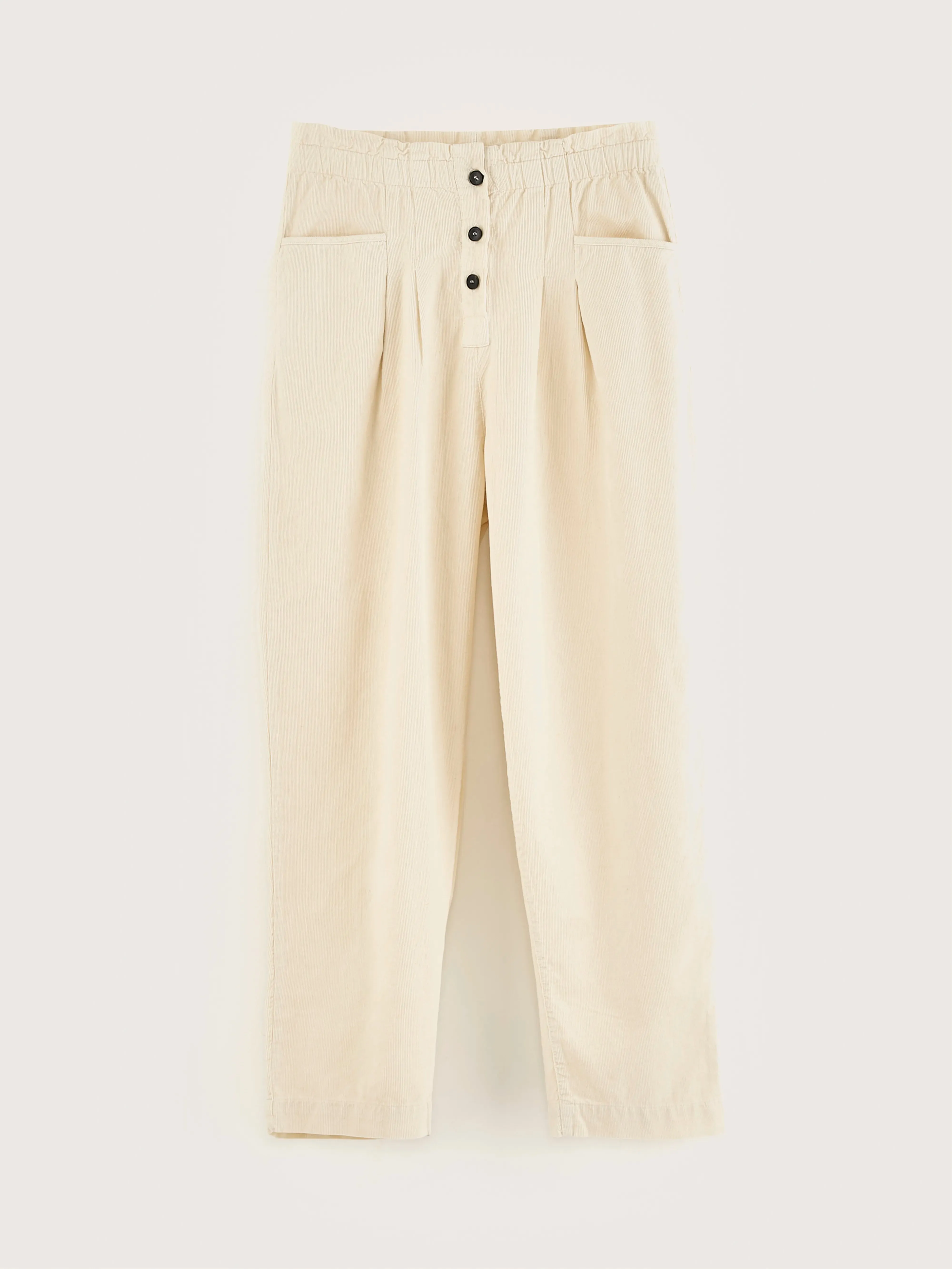 Lilo paperbag trousers (242 / W / CREAM)