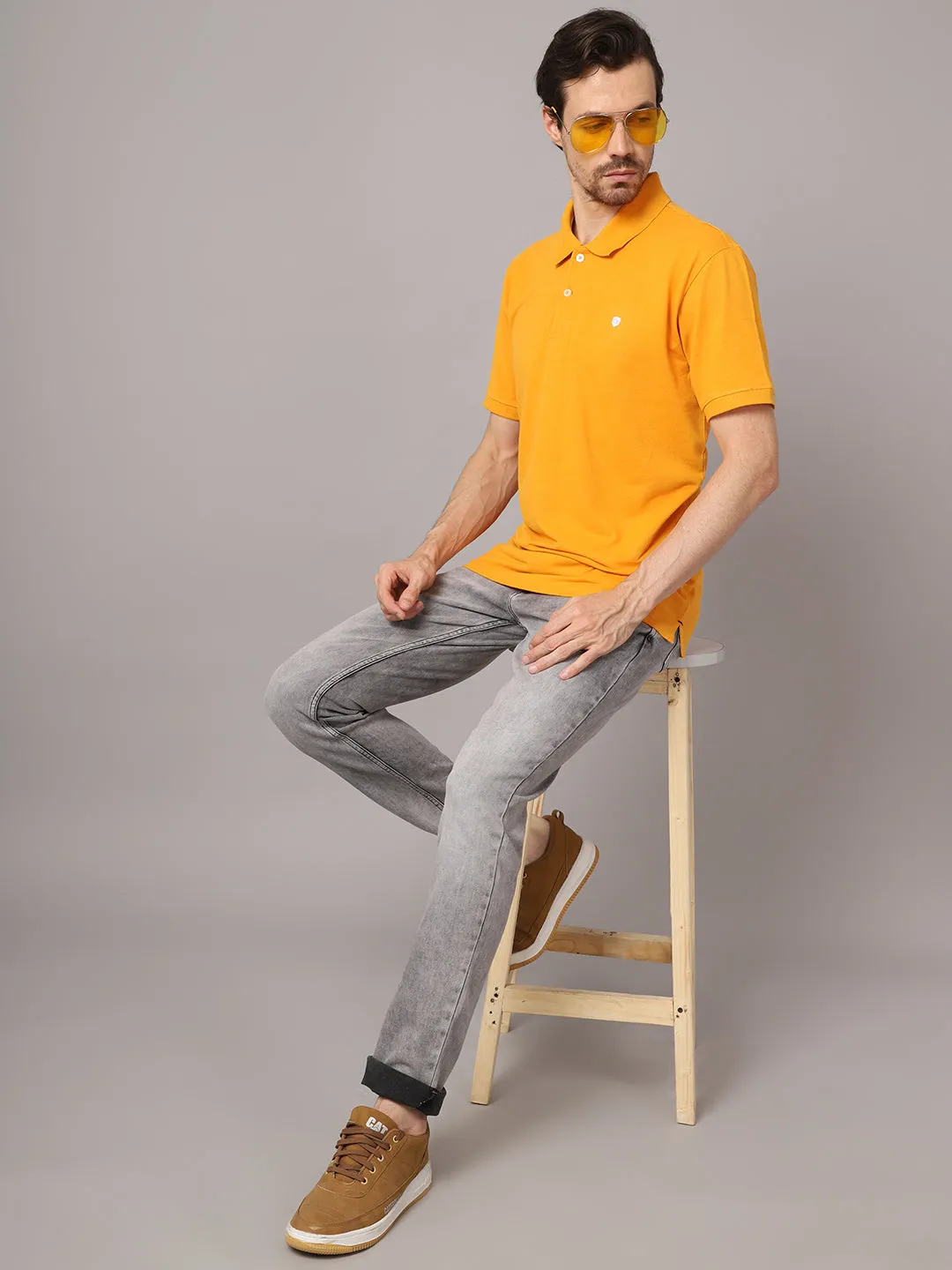 Mens Mustard T-Shirt