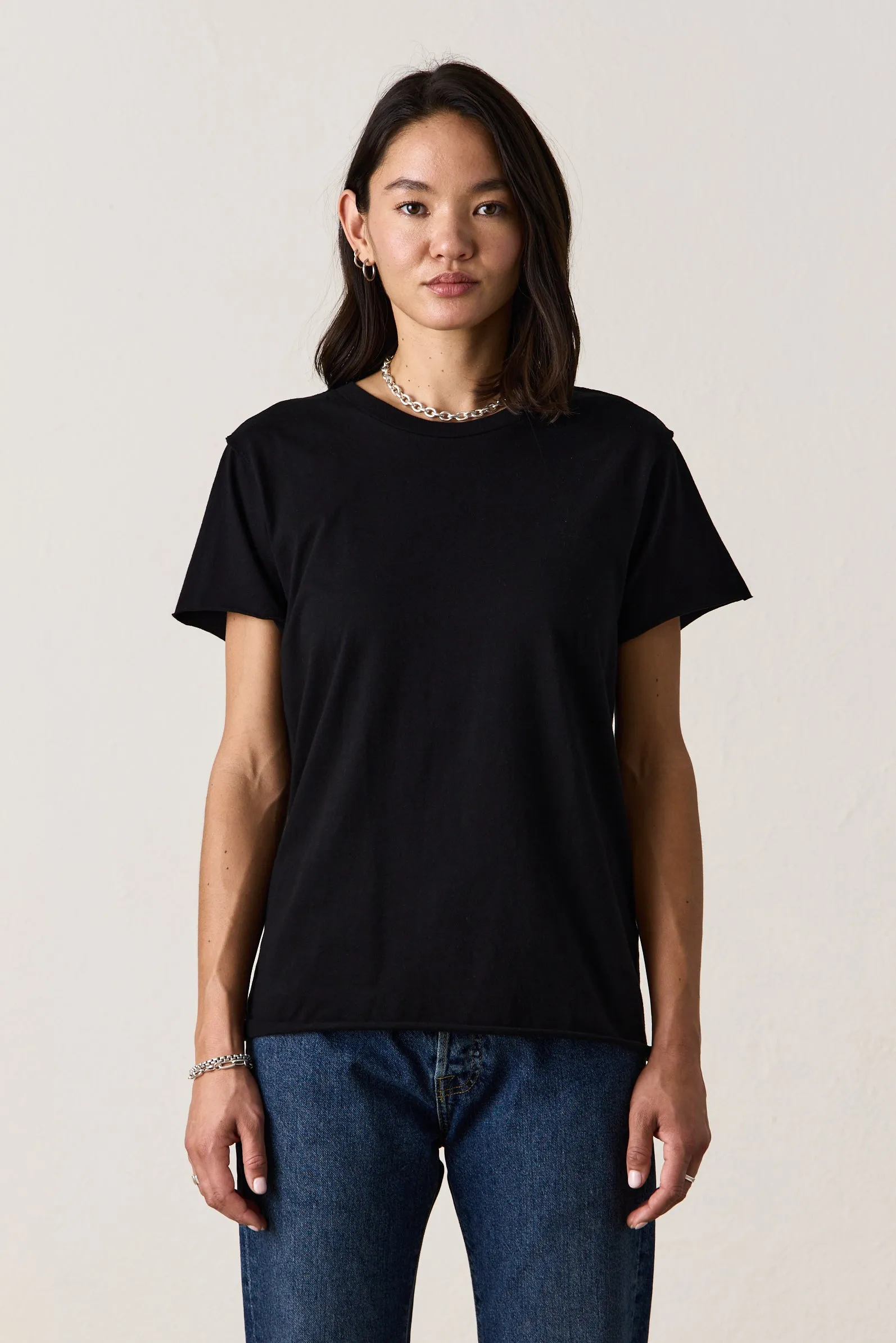 MOORE RELAXED TEE / BLACK