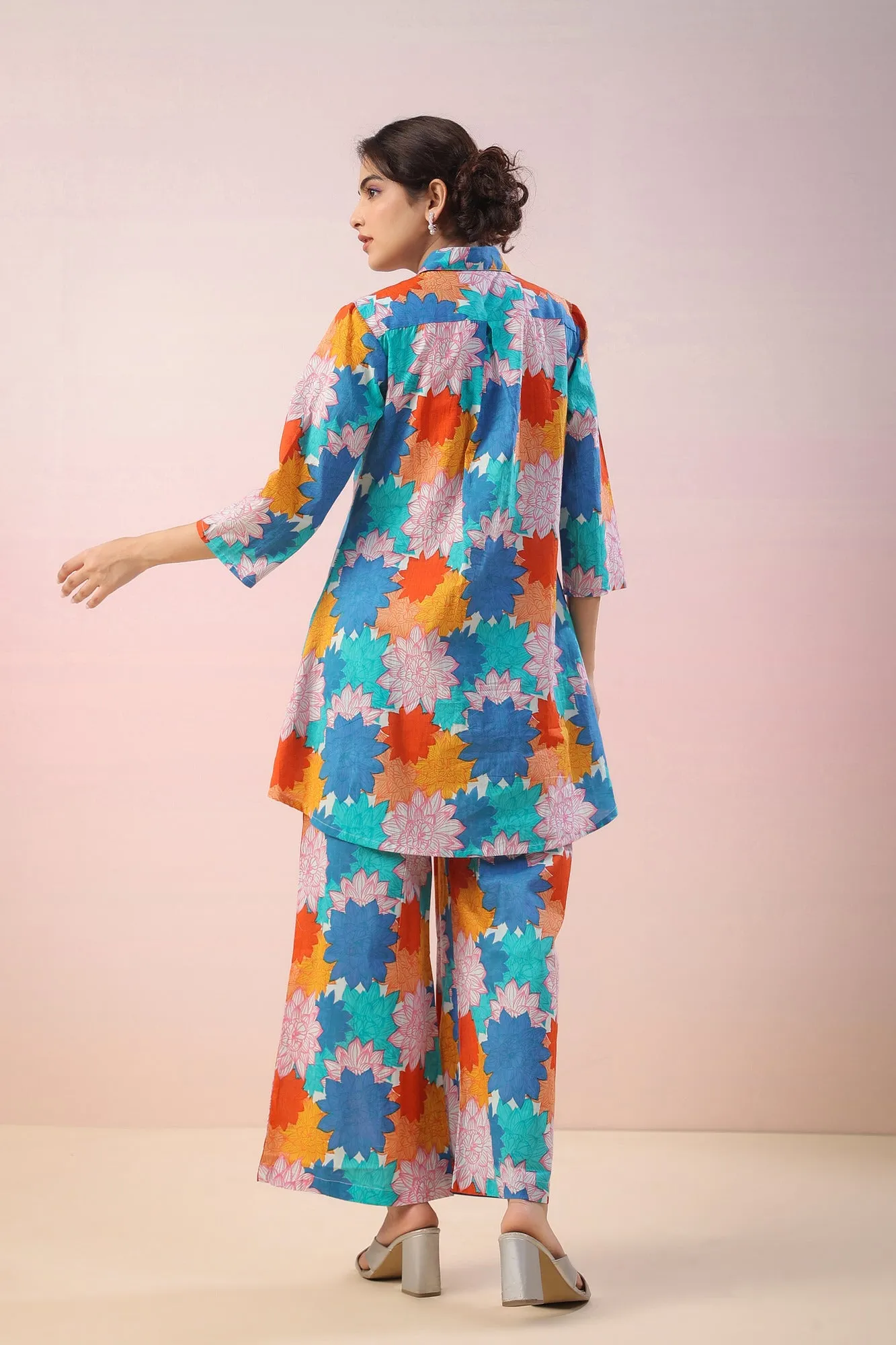 Native Nomad Cotton Palazzo Loungewear Set