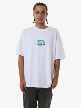 Natural Remedy Box Fit Oversize Tee - White