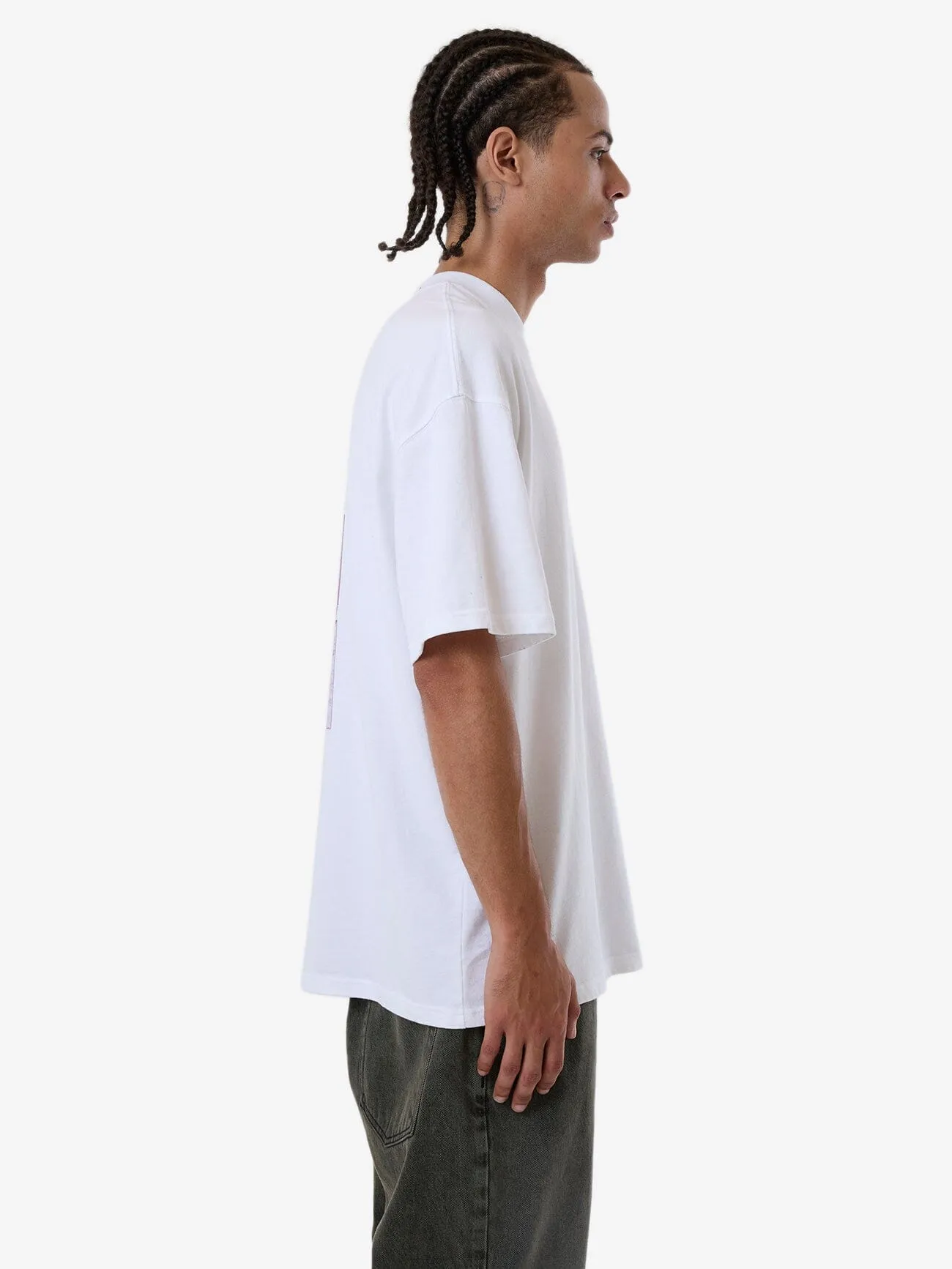 Natural Remedy Box Fit Oversize Tee - White