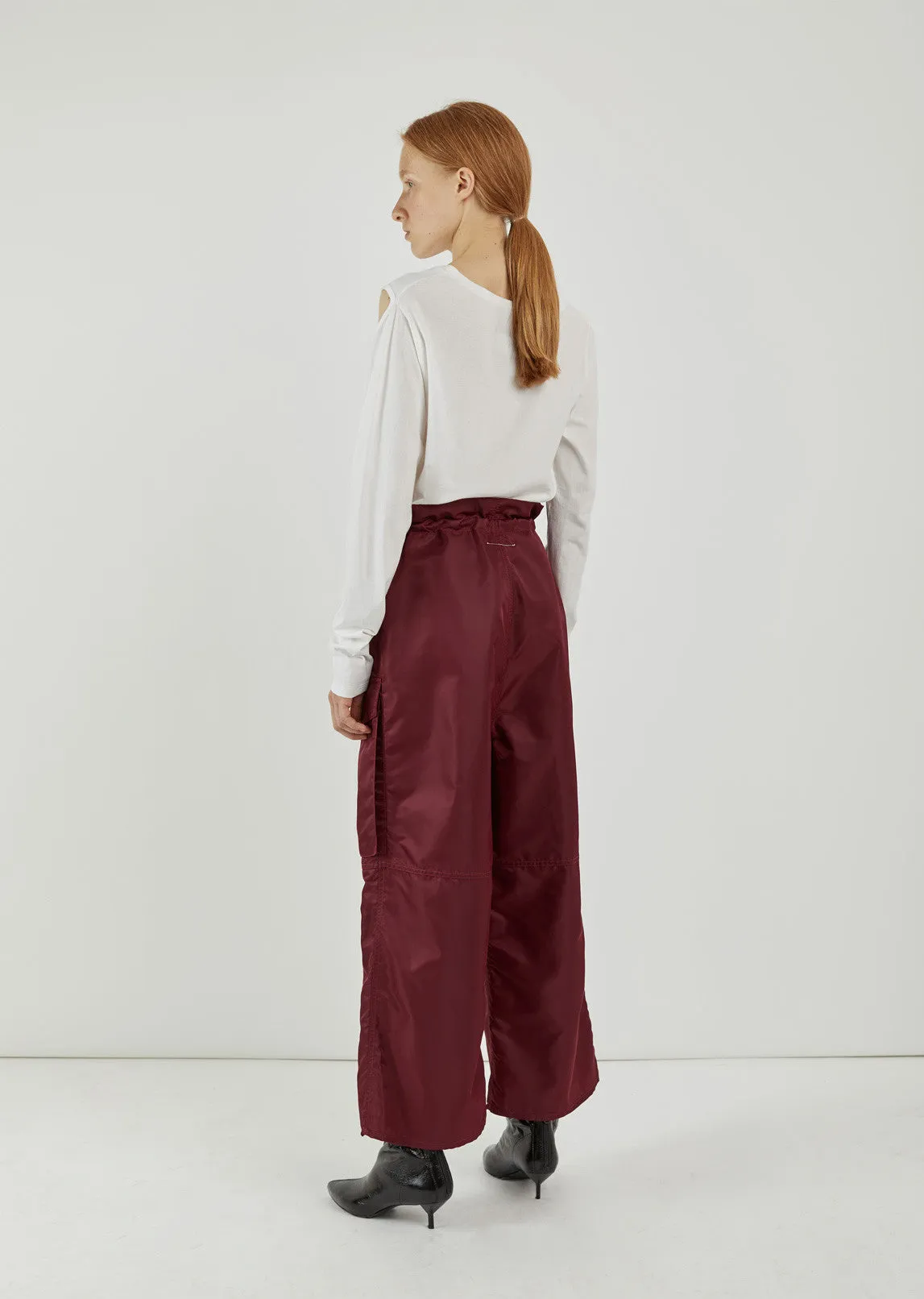 Nylon Bomber Pant