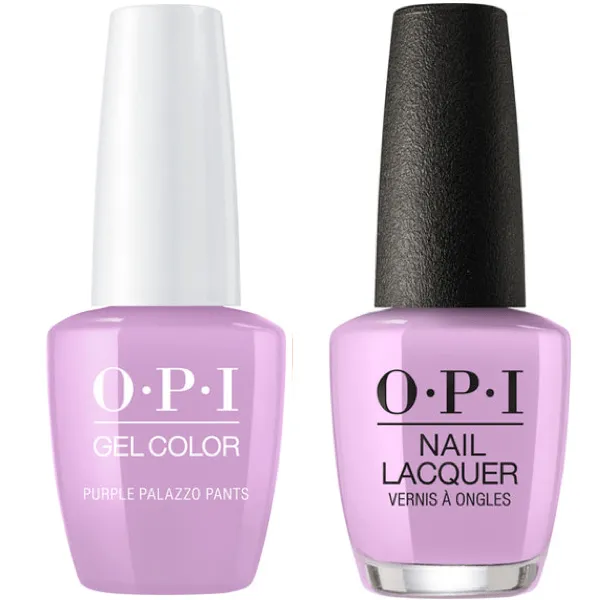 OPI GelColor   Matching Lacquer Purple Palazzo Pants #V34