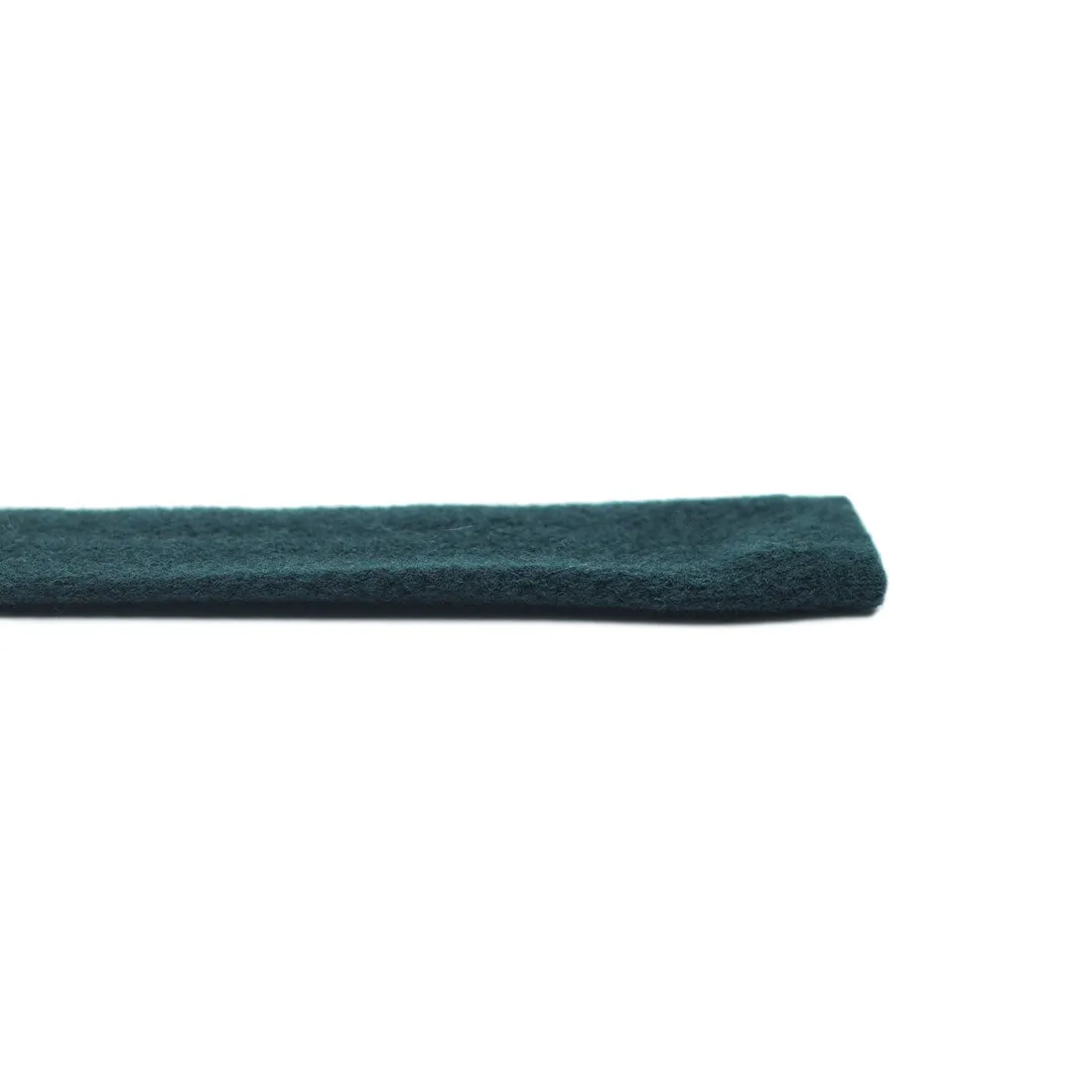 Racing green wool & cashmere knit tie