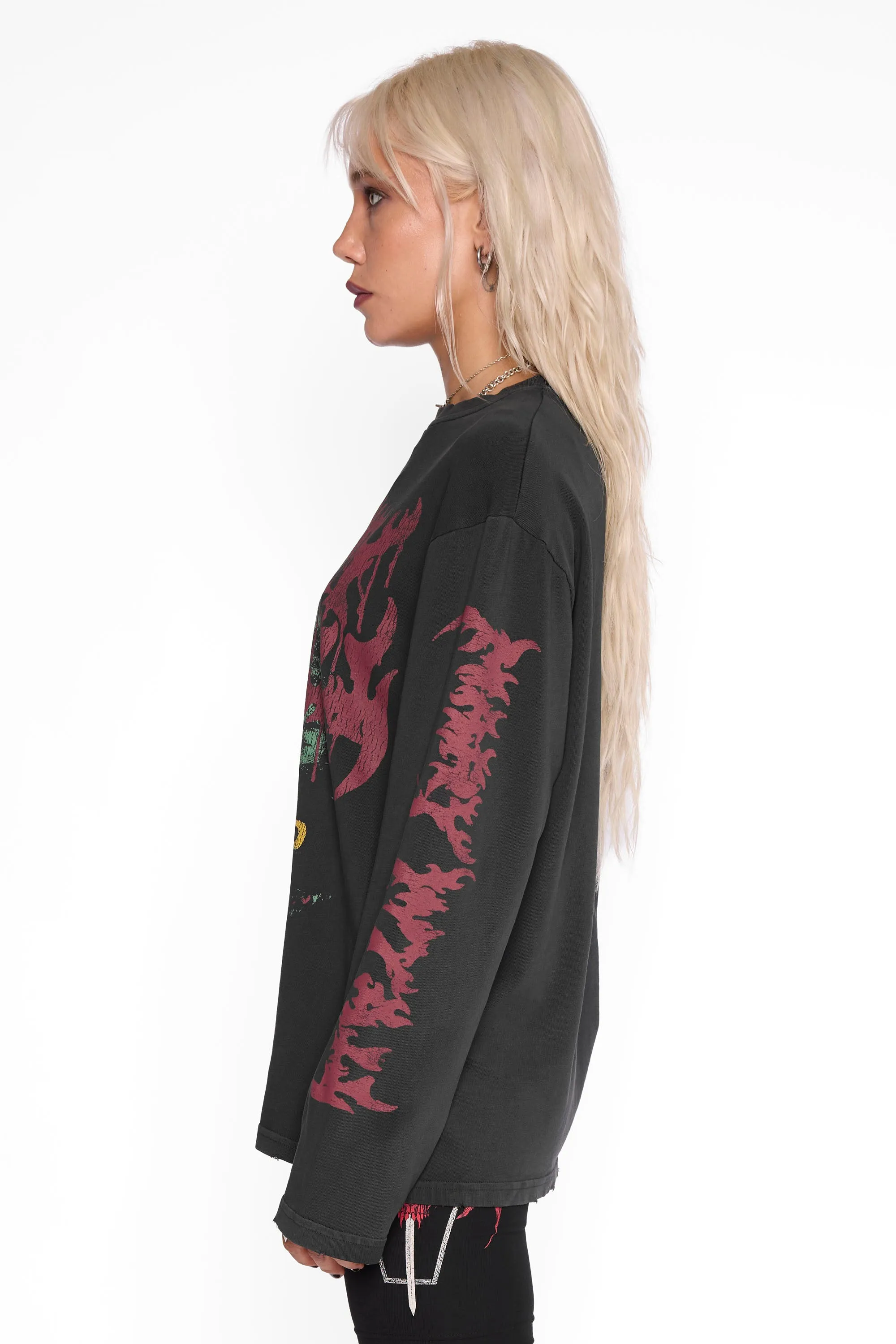 Revenant Oversized Long Sleeve Tee