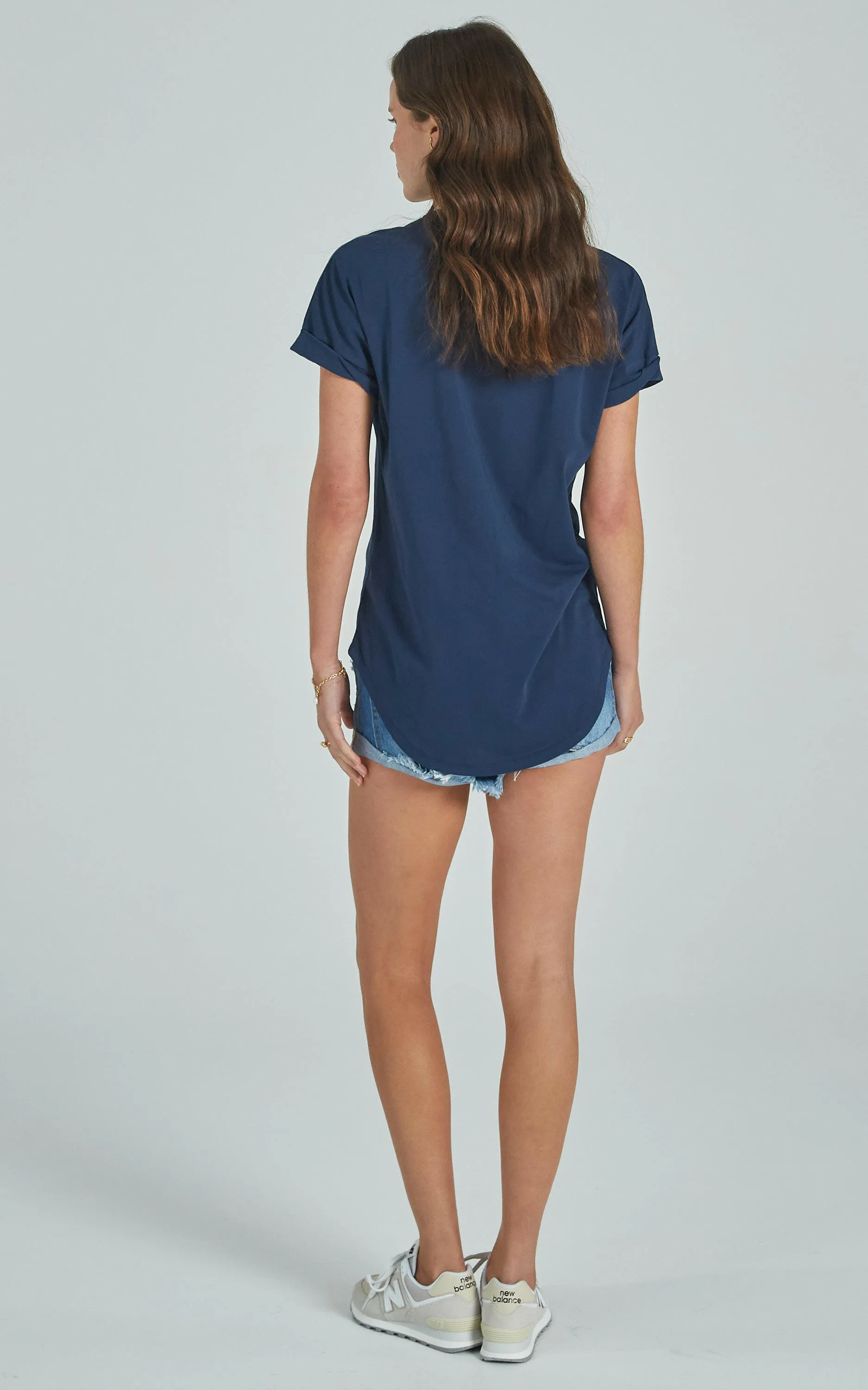 Slouchy Navy Blue Tee