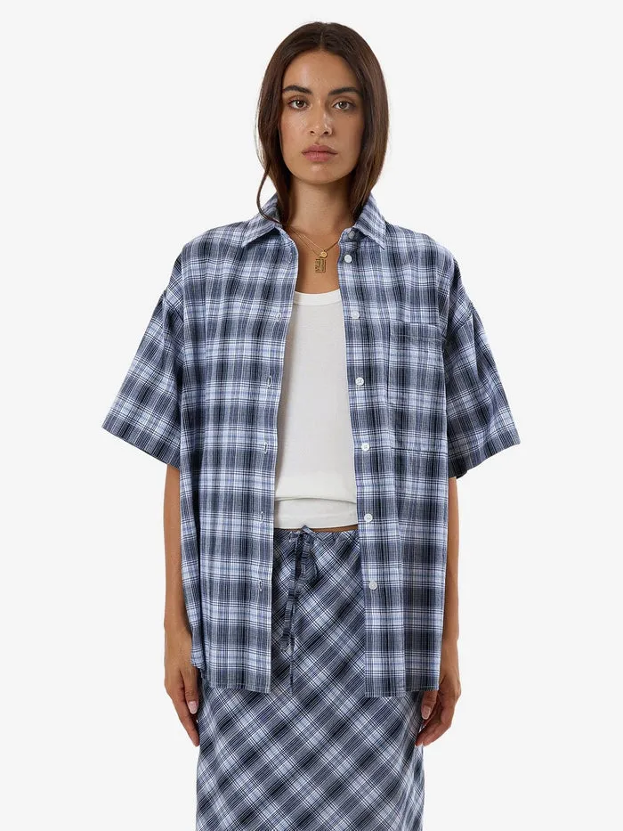 Thrills - Friendly Service Plaid Shirt in Iceberg