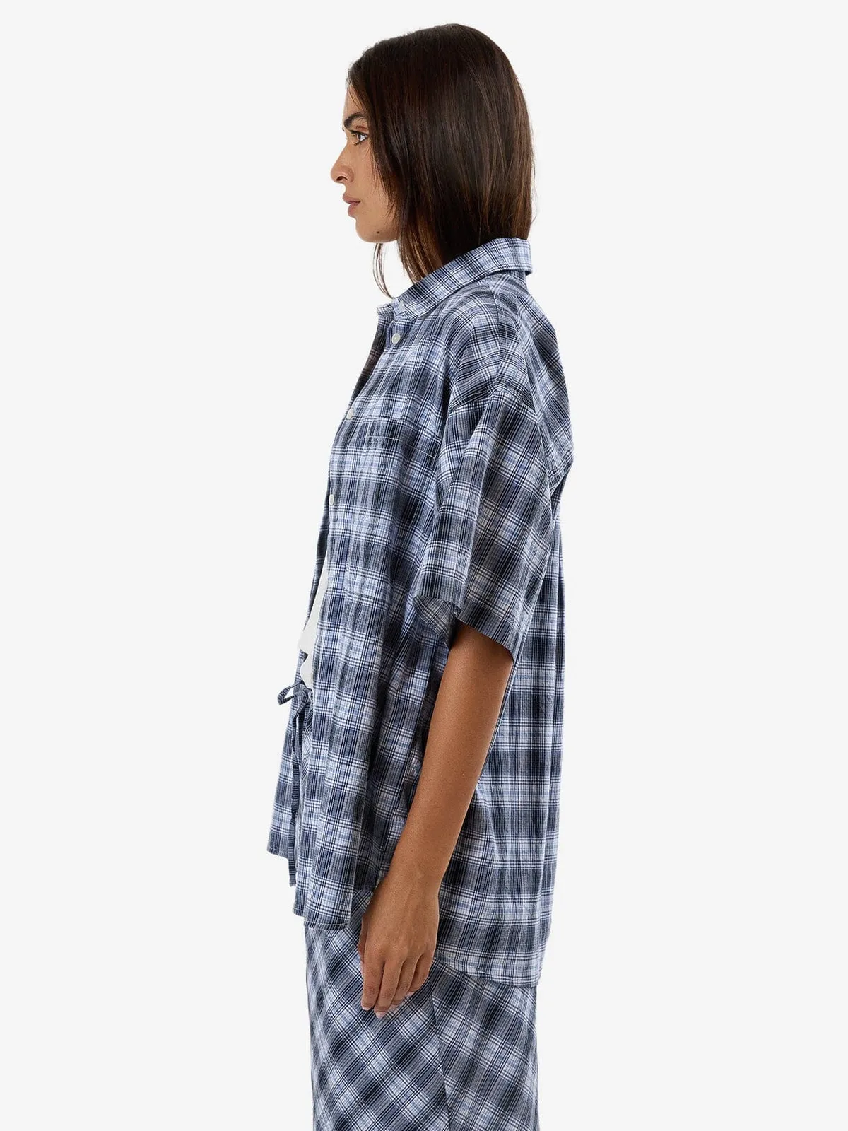 Thrills - Friendly Service Plaid Shirt in Iceberg