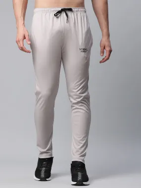 Vimal Jonney Dryfit Polyster Lycra Solid Light Grey Trackpant for Men