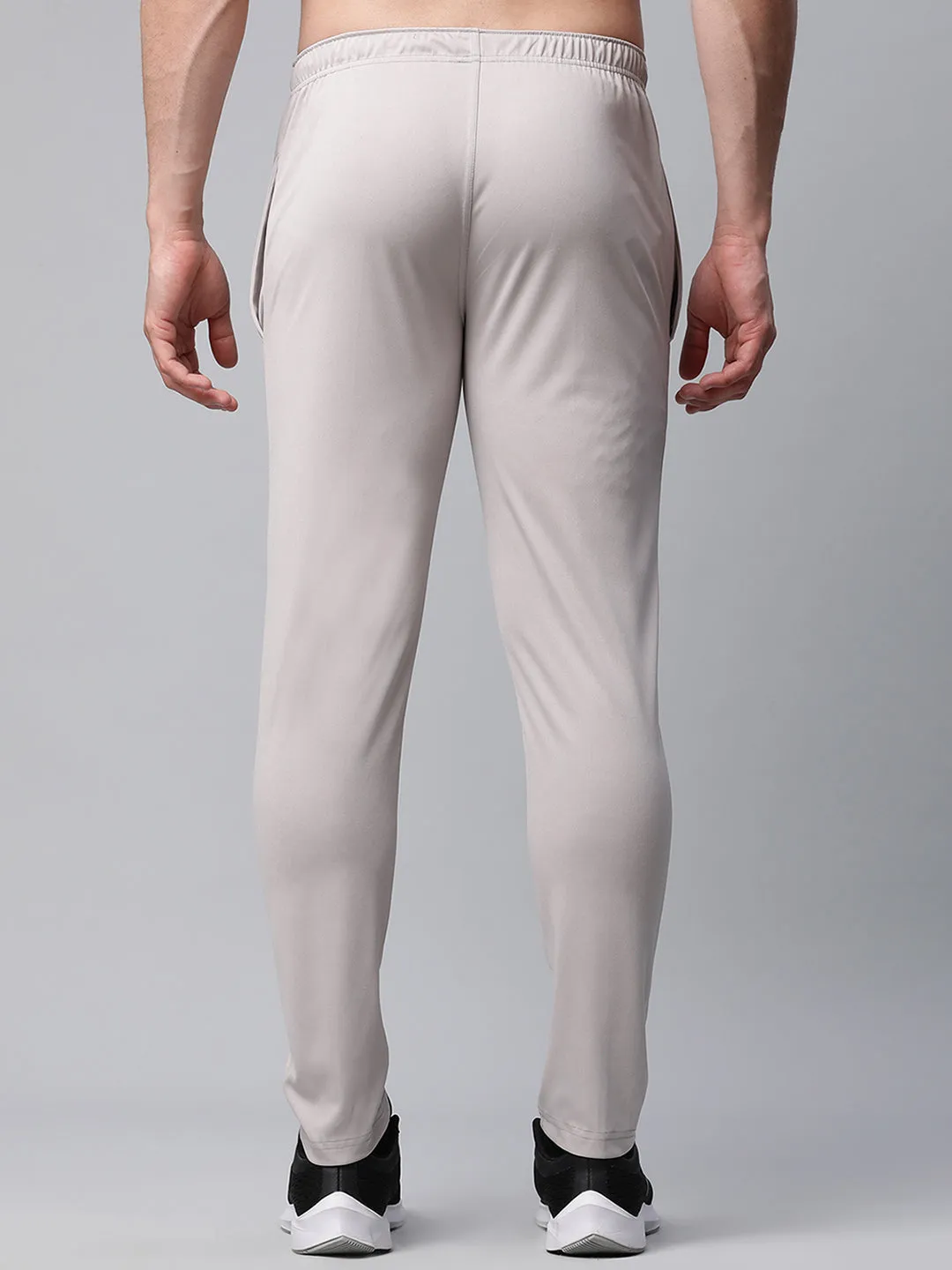 Vimal Jonney Dryfit Polyster Lycra Solid Light Grey Trackpant for Men