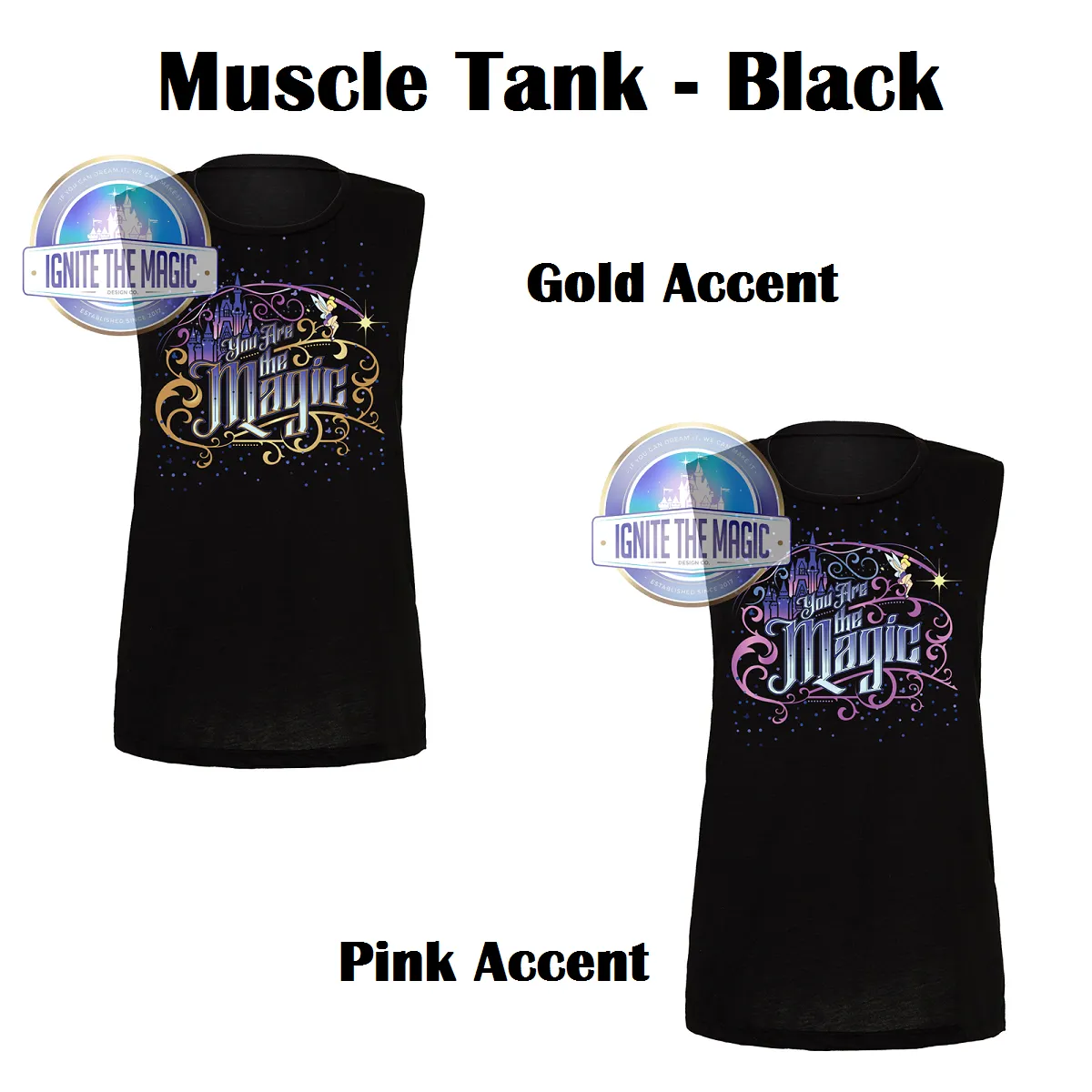 You Are the Magic - Darker Colors - Women's Tanks   Tees