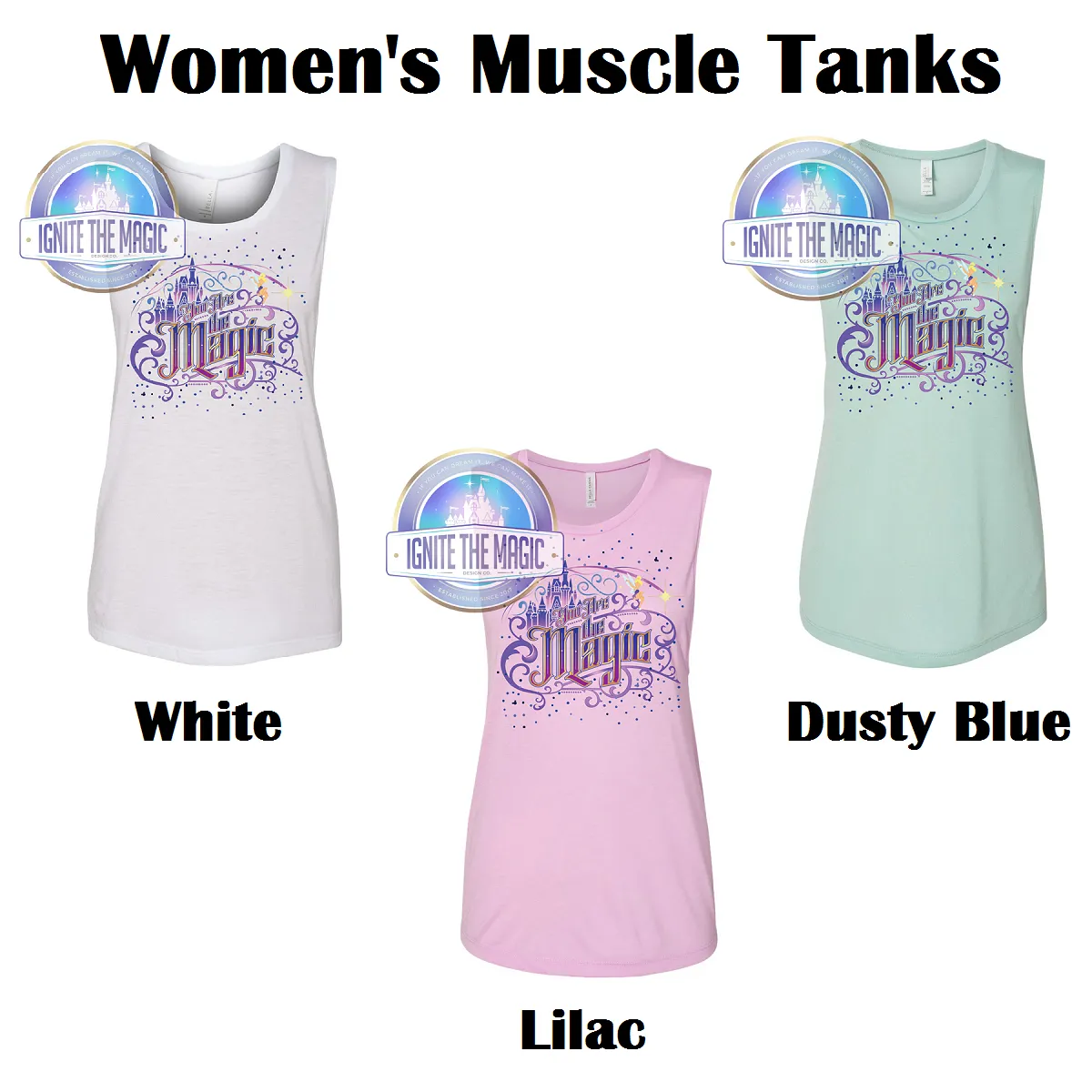 You Are the Magic - Lighter Colors - Women's Tanks   Tees